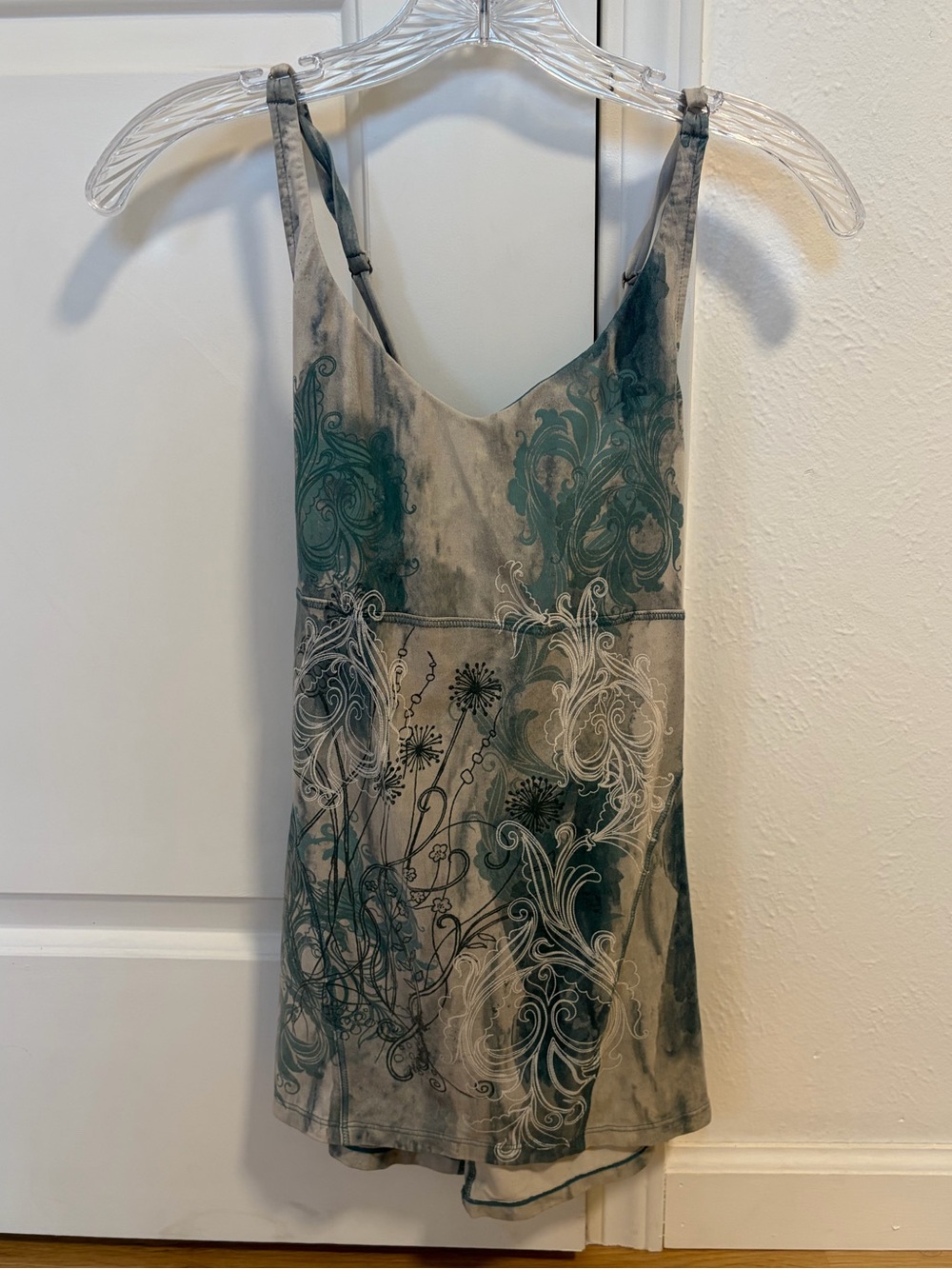 REI blue and Gray Printed Tank Top
